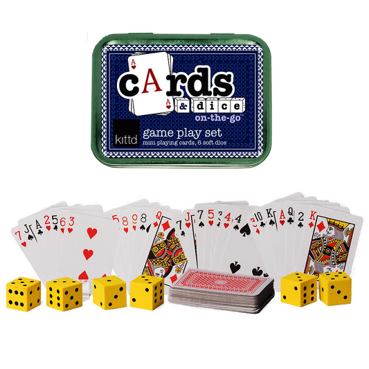 Cards & Dice On-the-Go Travel Game Playset