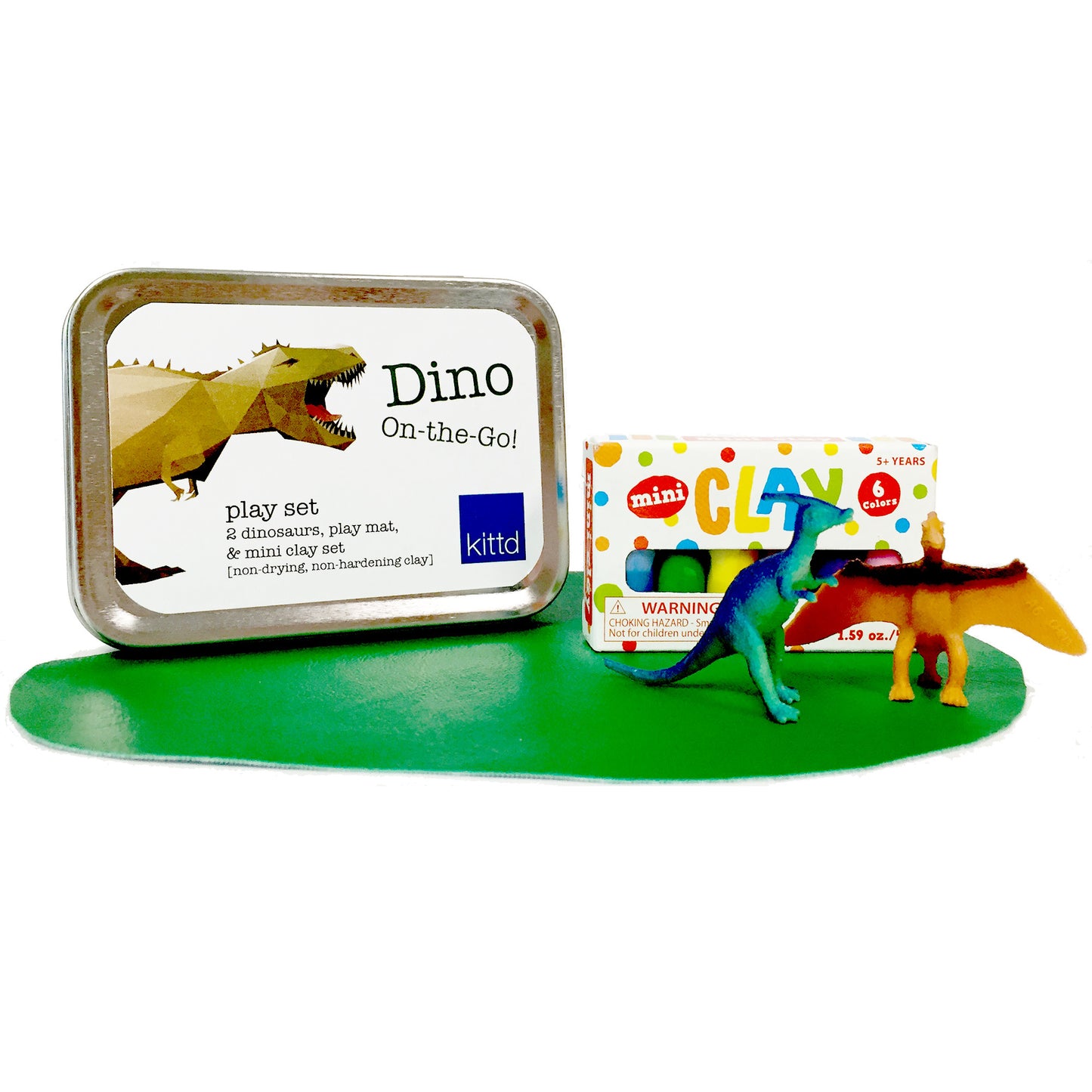 Dino On-the-Go Travel Clay Sculpting Playset