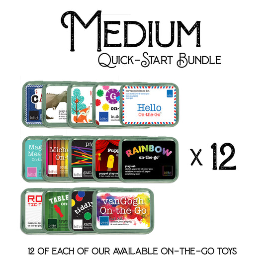 Medium Quick-Start Bundle - 12 of each toy! (168 Toys)
